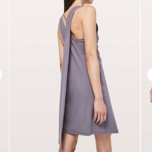Lululemon Early Morning Dress Graphite Purple size 2 worn once pockets